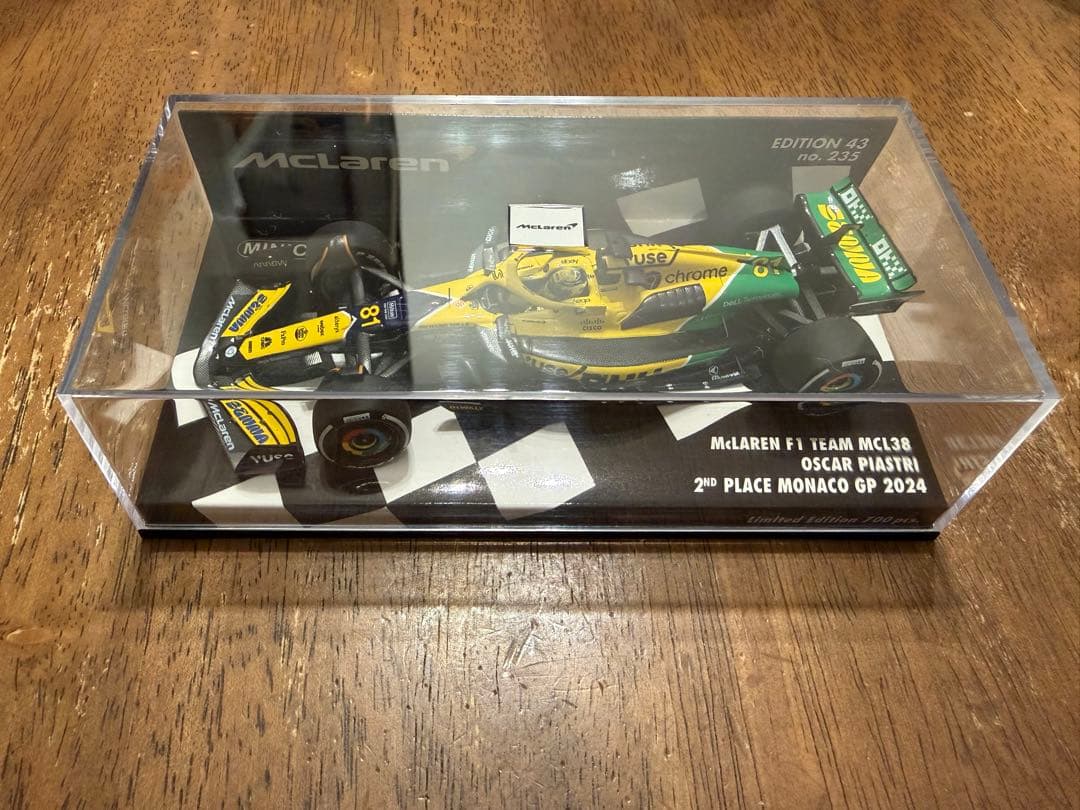 ミニチャンプス 1/43 マクラーレンMCL38 2024 モナコ