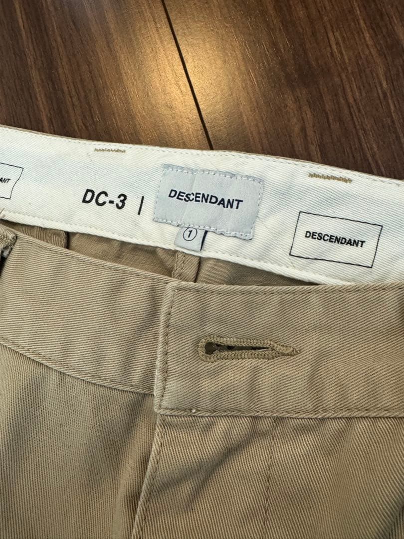 DESCENDANT DC-3 チノパン ベージュ