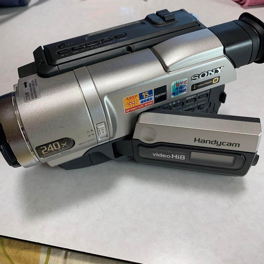 訳あり品　SONY VideoHi8 Handycam CCD-TRV96