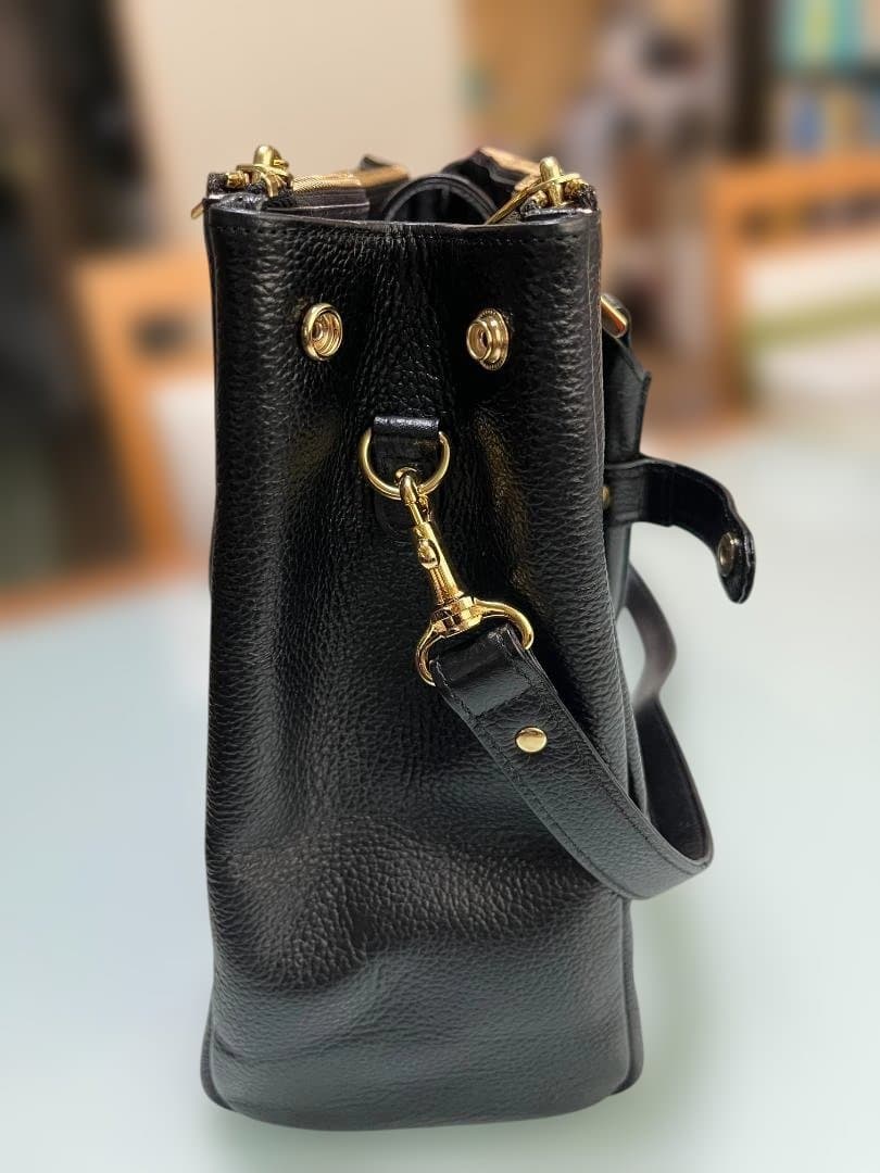 【美品】値下げしました！ATAO ブラック ビジネスバッグ