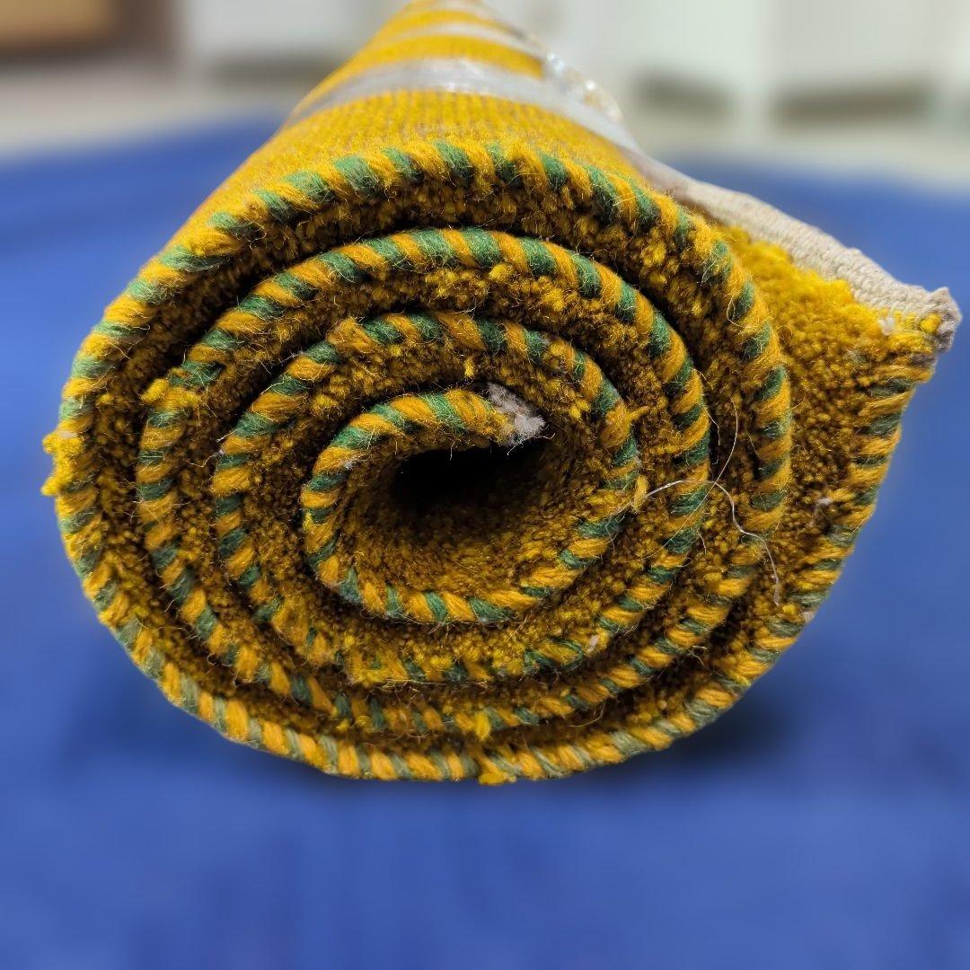 世界に一つだけの手織り絨毯 ギャッベ ラグ 178×115cm ウール100%