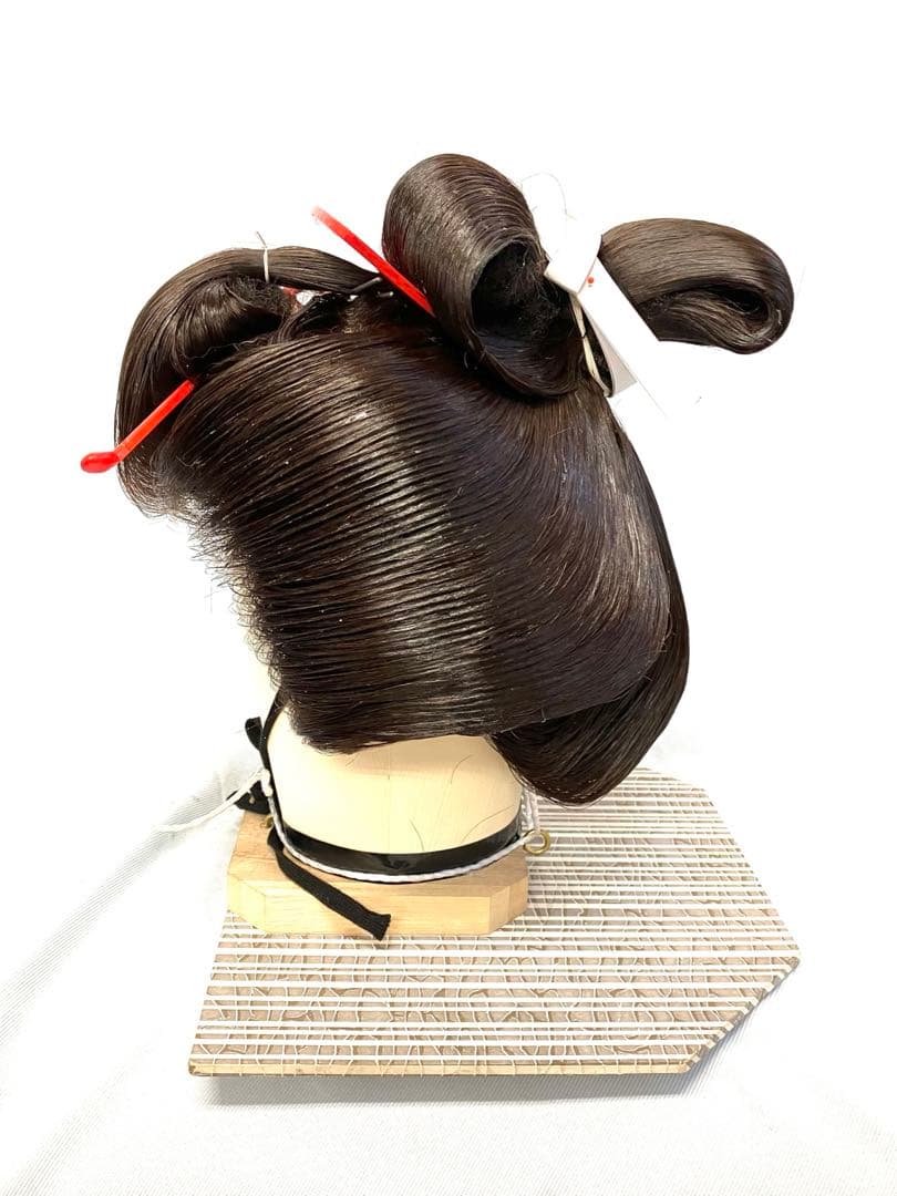 辰巳7号サイズ、つぶし島田、中古舞踊かつら、日本髪かつら、大衆演劇かつら