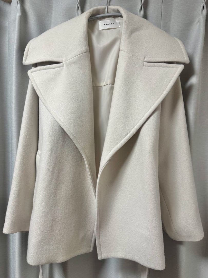 FRAY I.D フレイアイディー ビッグカラーショートコート