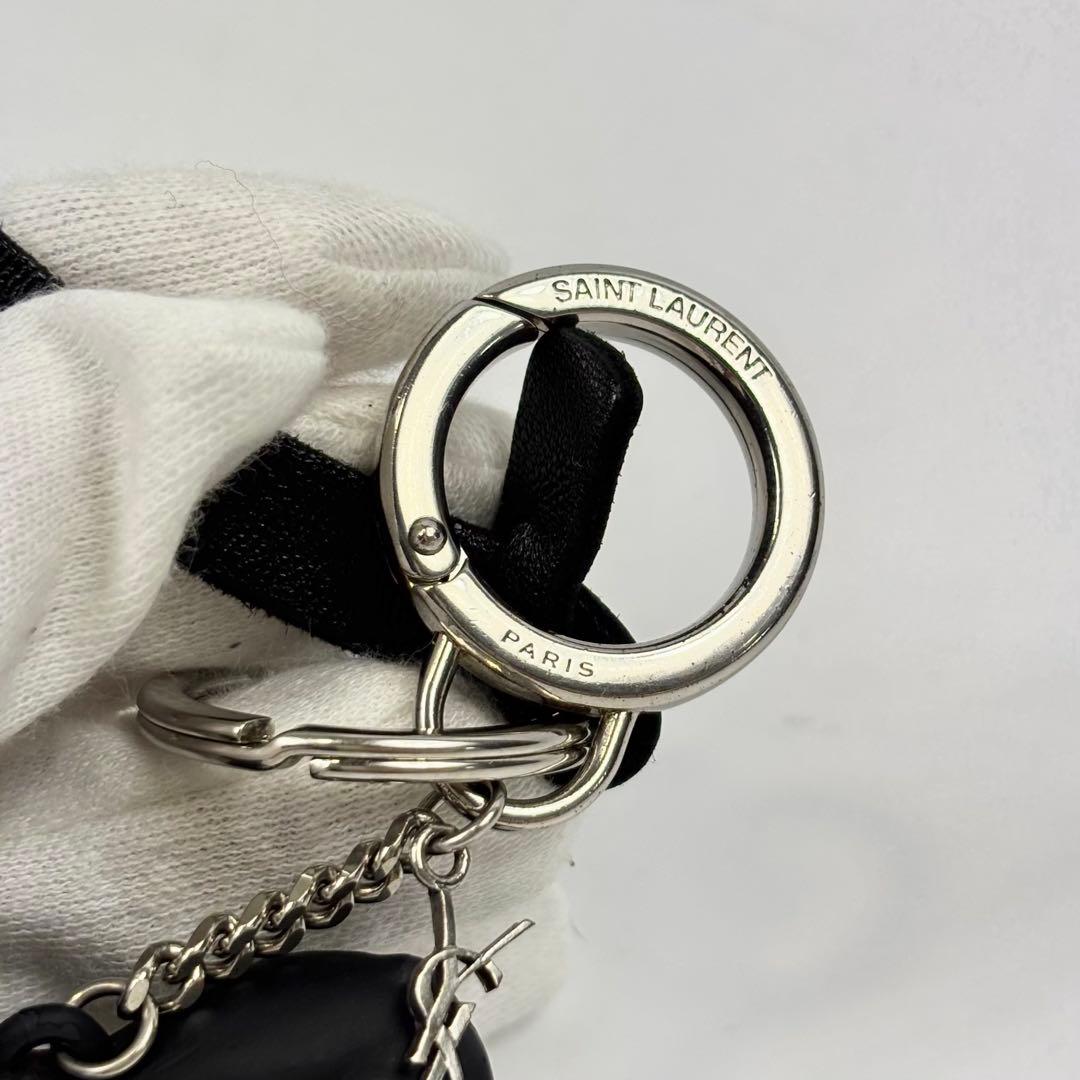 SAINT LAURENT PEPE KEYRING 現行 キーリング 犬