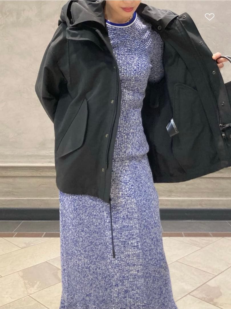 【美品】ザ・リラクス　ユナイテッドアローズ別注ドロップショルダーモッズコート34