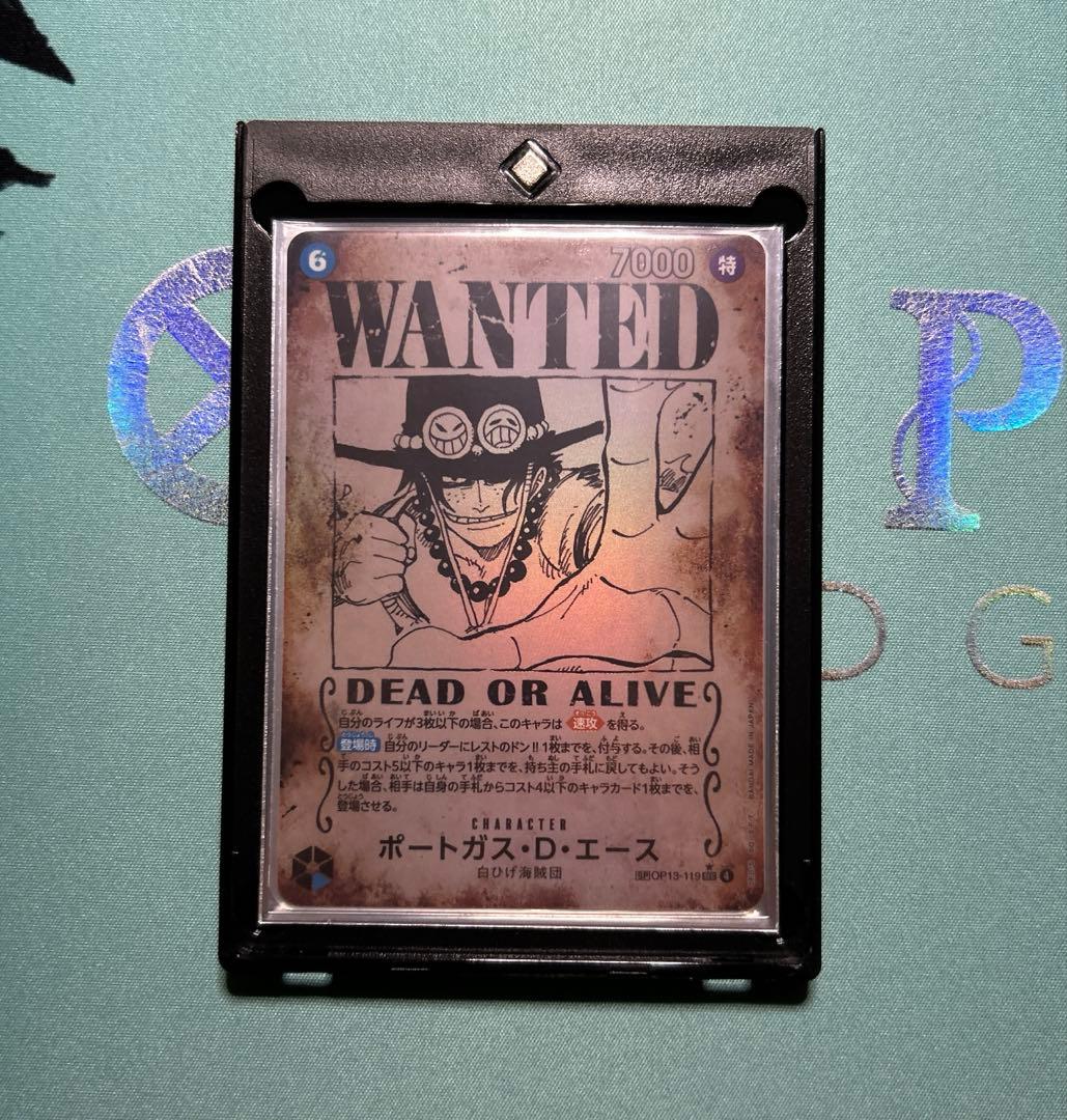 ⭐️極美品⭐️エース 手配書 SP OP13 受け継がれる意志⭐️月曜日特別価格