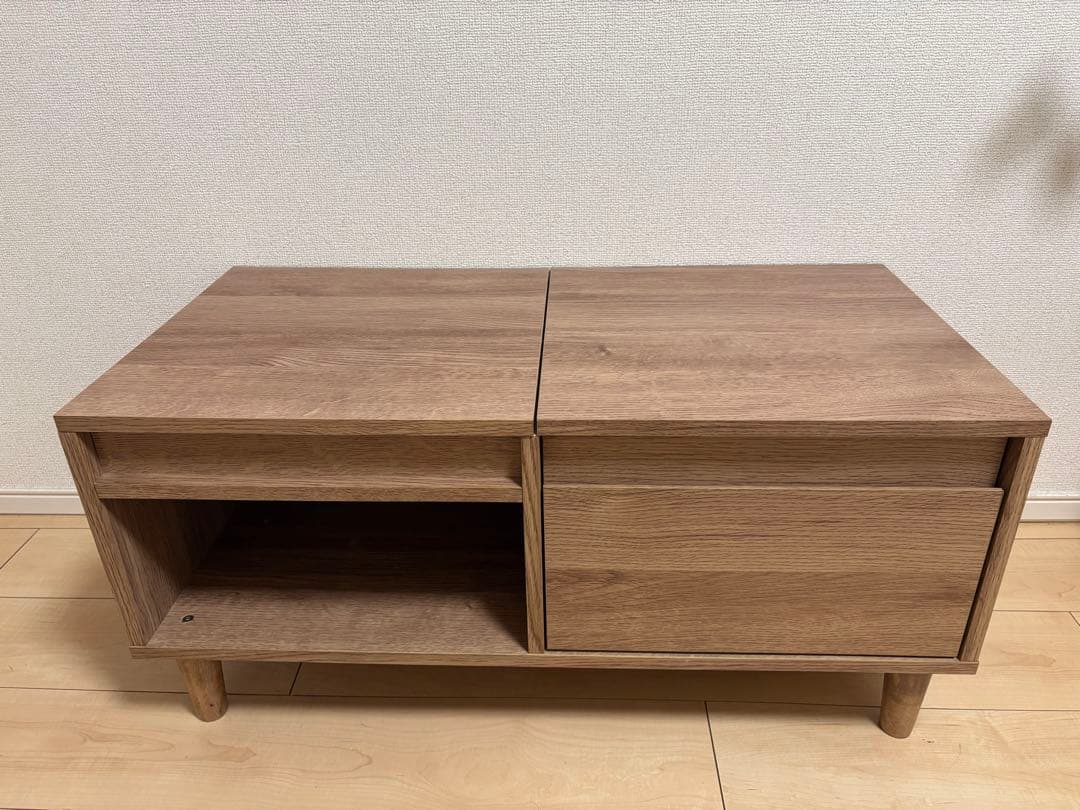 テーブルドレッサー ロータイプ 鏡台 収納 メイク 化粧台 ミラー 引き出し