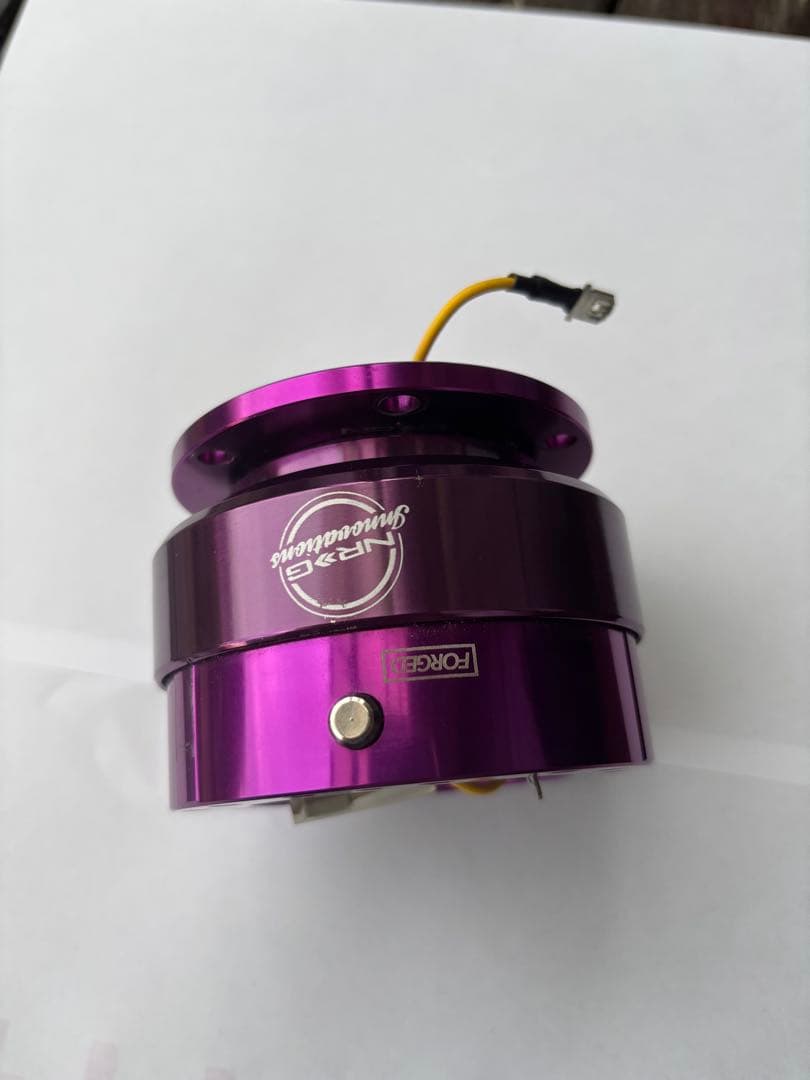 【正規品】NRG クイックリリース ステアリング ピンク チーンと鳴る