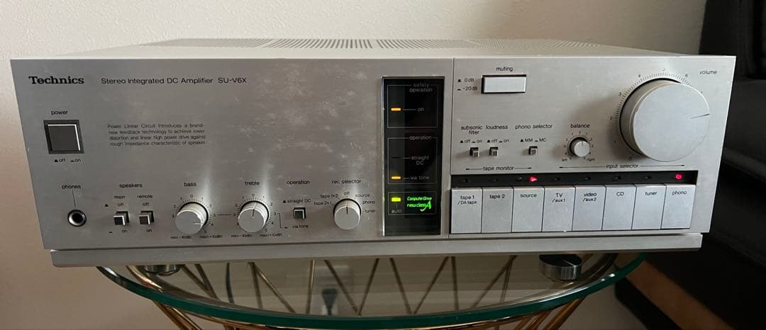 TechnicsプリメインアンプSU-V6X インテグレイテッドDC アンプ