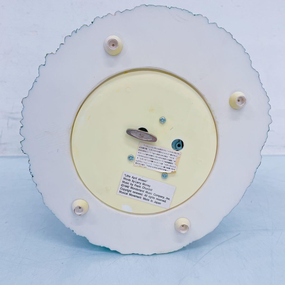 4FM80 Disney ディズニー バンビ スノードーム オルゴール 雑貨