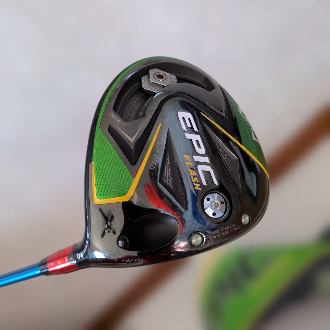 Callaway EPIC Flash 美品 TOUR-AD、GT-6S装着品。
