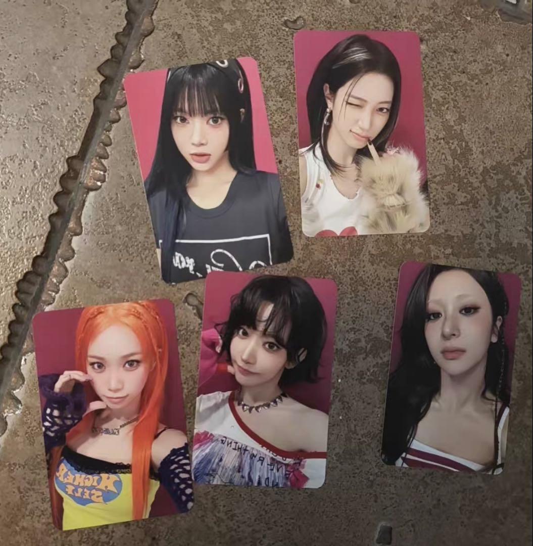 LE SSERAFIM SPAGHETT makestar 中国　五枚　トレカ