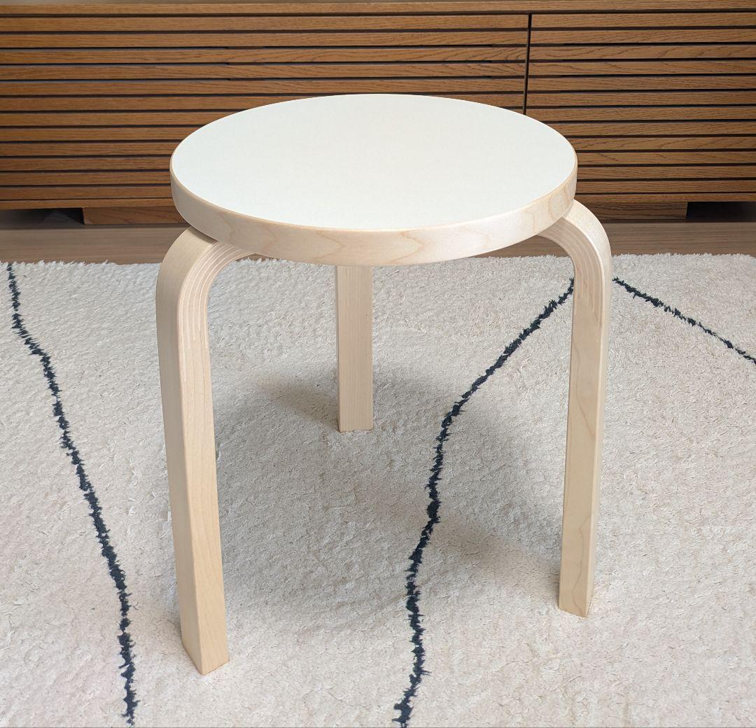 スコープ別注　アルテック　Artek　スツール60　パール