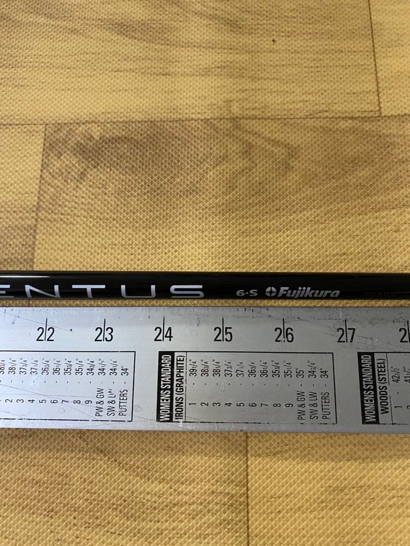 614 フジクラ　ベンタスブラック　6S テーラースリーブ付　ドライバー用