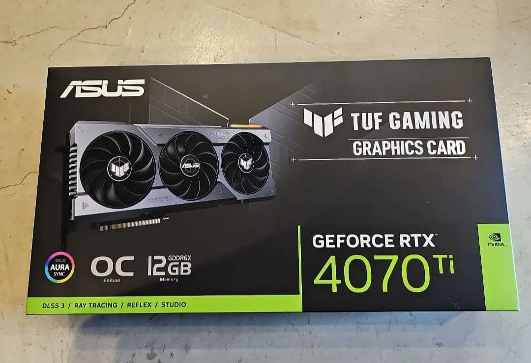 再値下げ ASUS TUF RTX4070Ti OC12GB 即日発送