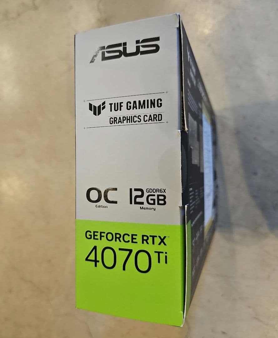 再値下げ ASUS TUF RTX4070Ti OC12GB 即日発送