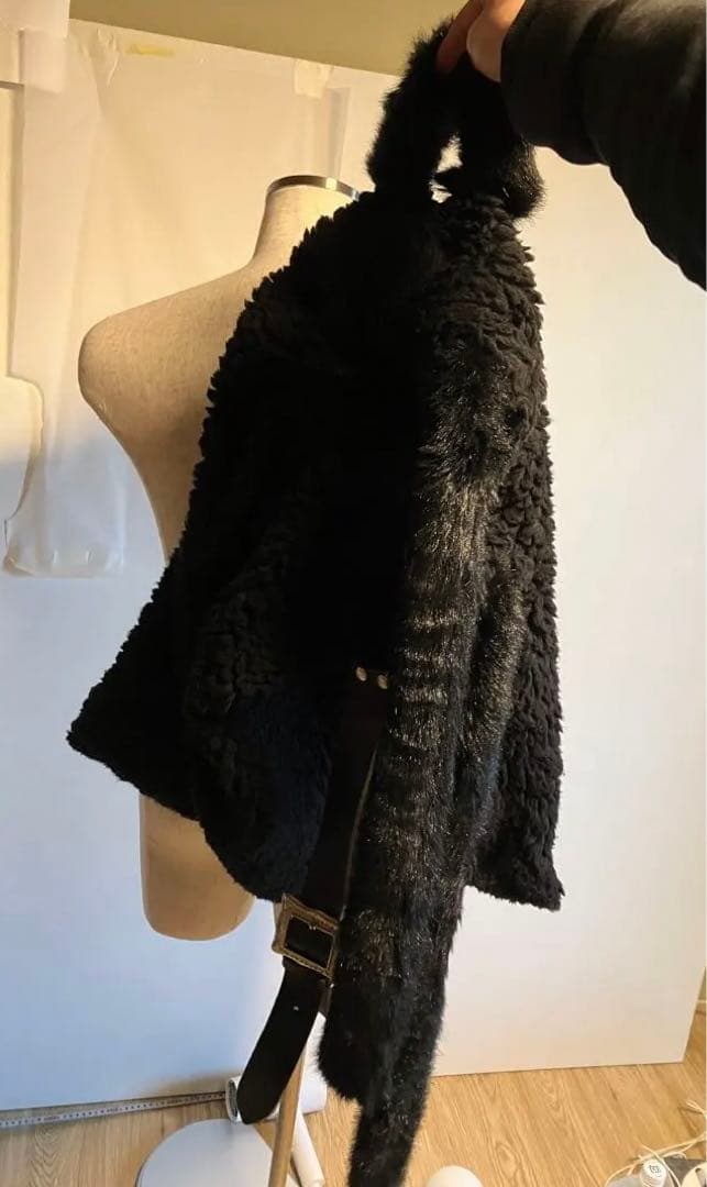 【希少】hiyadam着用 dinoworks ボア ファー ショルダーバッグ