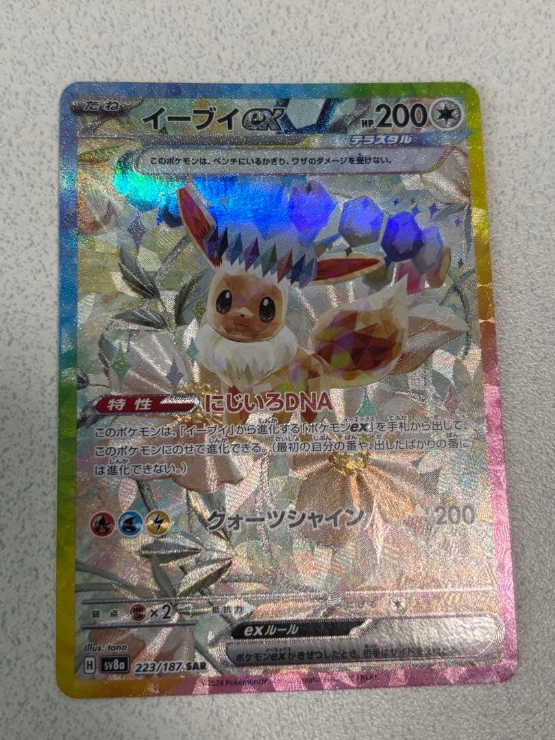 グレイシアex 206/187 SARとイーブイex 223/187セット