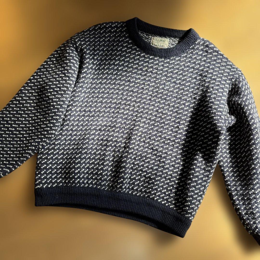 90s エルエルビーン　バーズアイ　セーター
