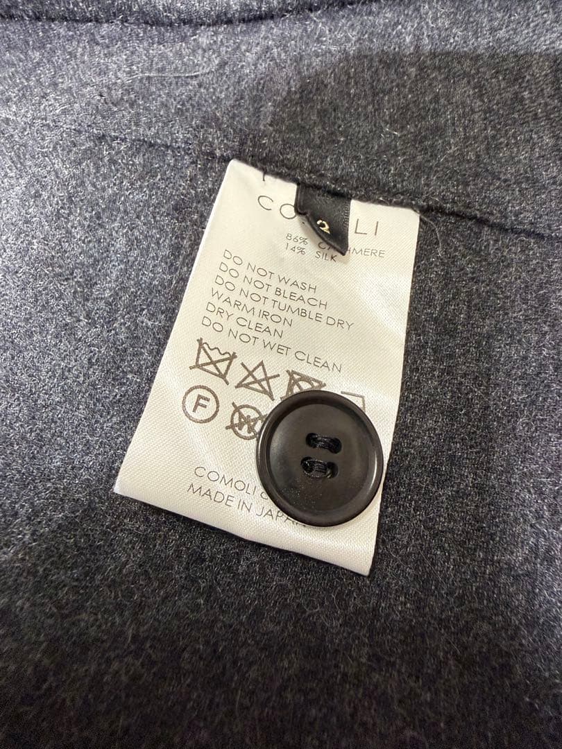 comoli カシミヤシルク ジャケット & ドローストリングパンツ