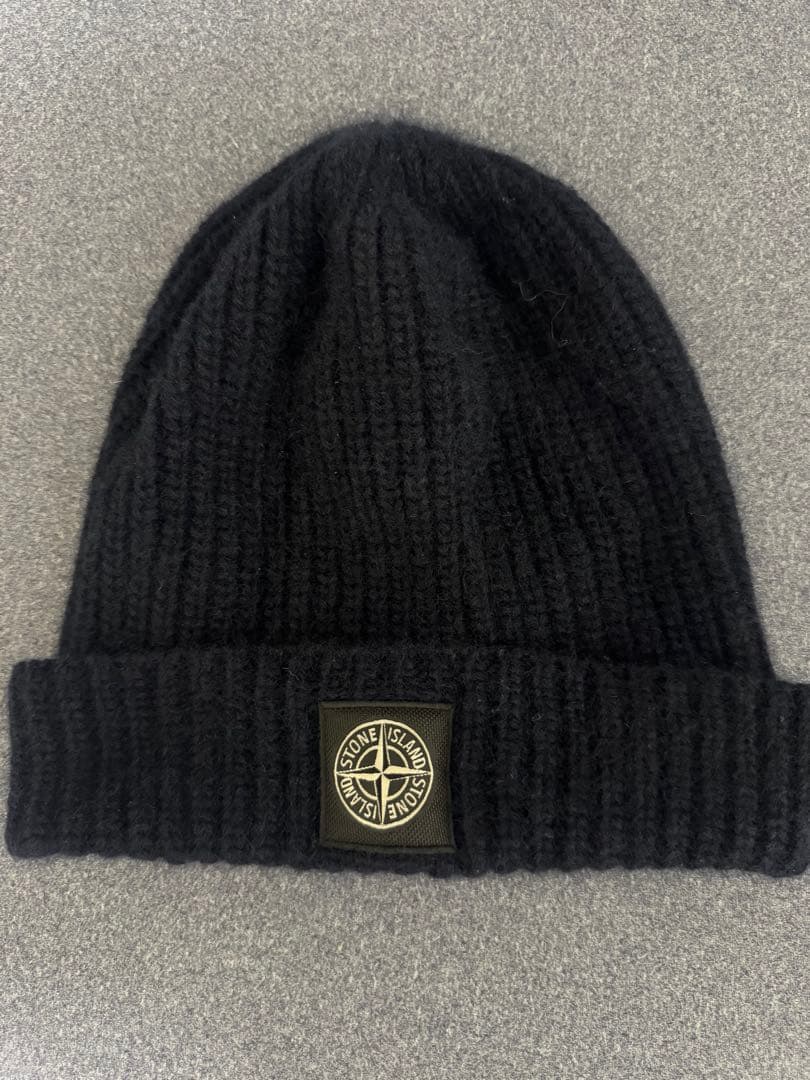 STONE  ストーンアイランド ビーニー ネイビー