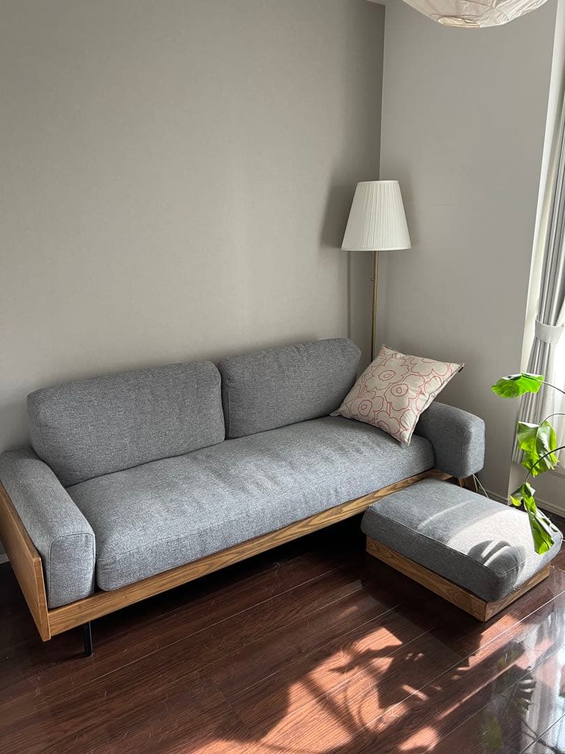 unico TRELカバーリングソファ 3シーター　美品／送料込み