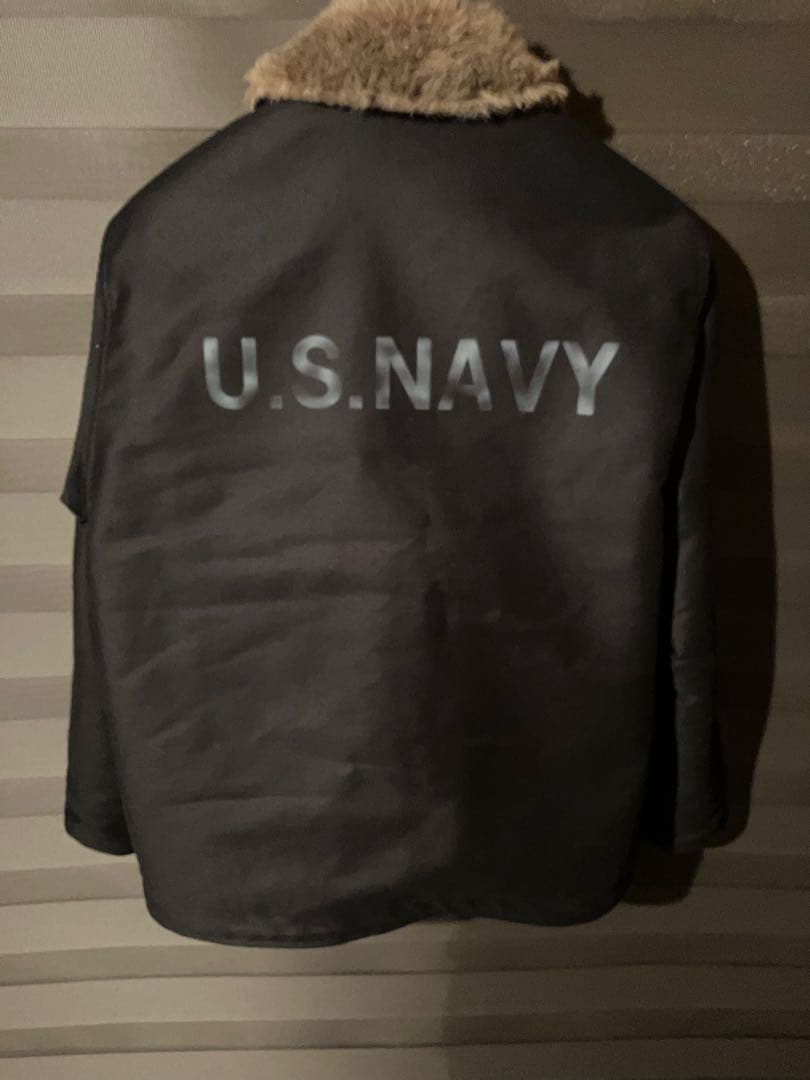 ヒューストン　N-1　デッキジャケット　タイトモデル　5N-1X　裏ステンシル