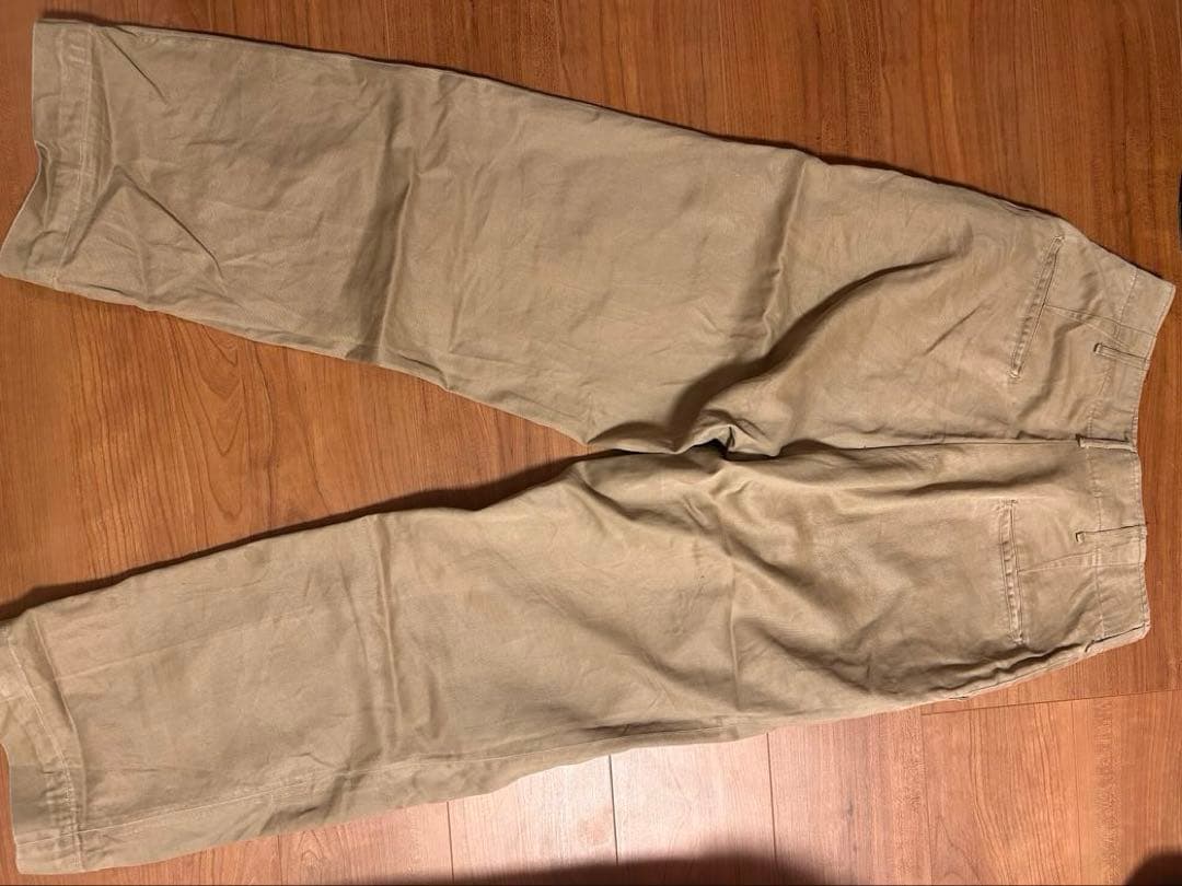 50s USA製US ARMY M-45 ベージュチノパン32×31ボタンフライ
