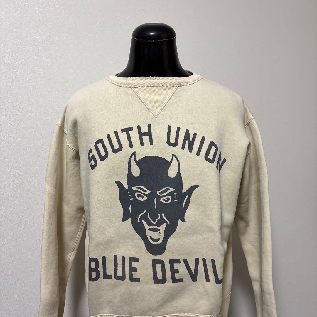 【カスタム】フリーホイーラーズ　50'S BLUE DEVILS染み込みプリント