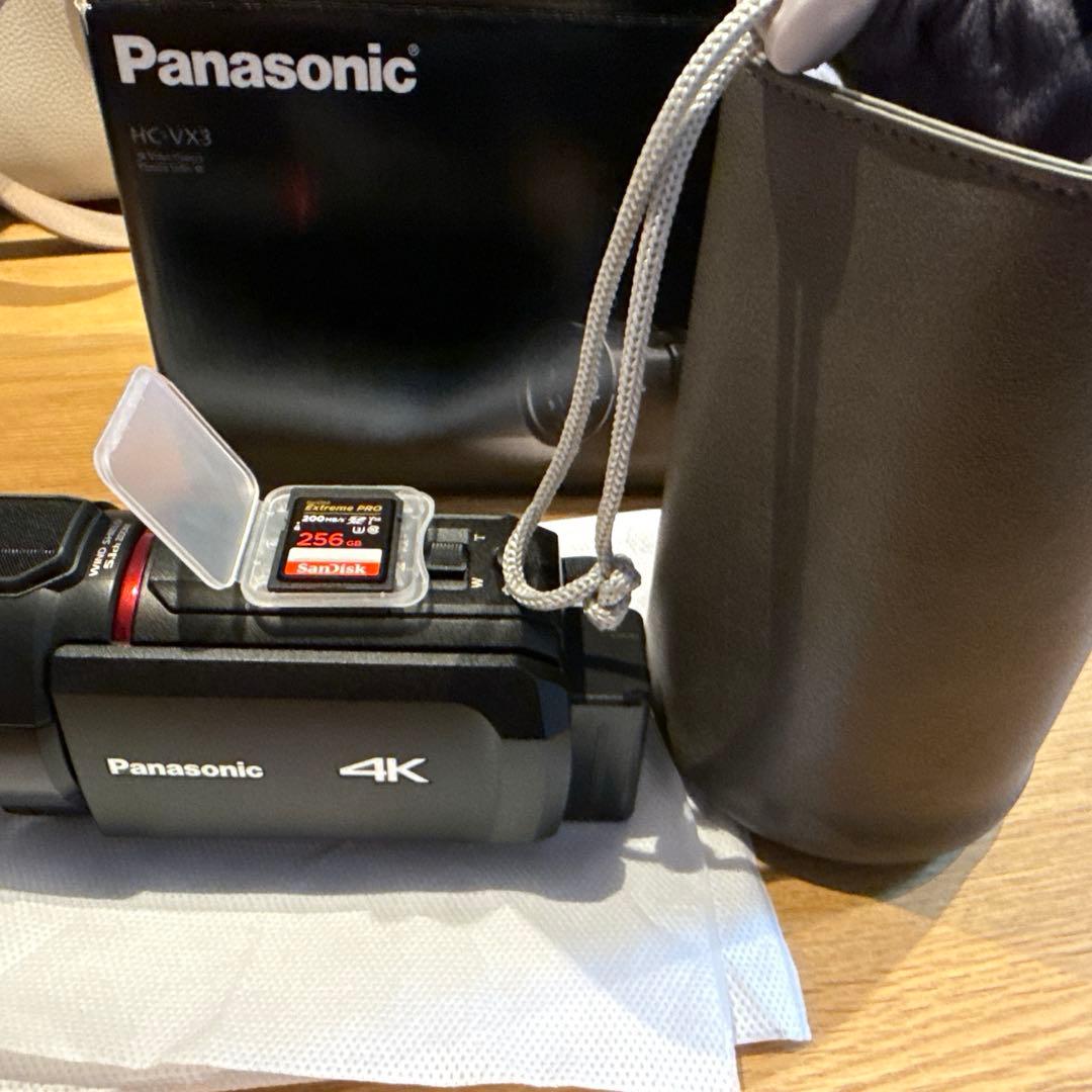 ［動作確認のみ］Panasonic 4K HC-VX3_SDカード付