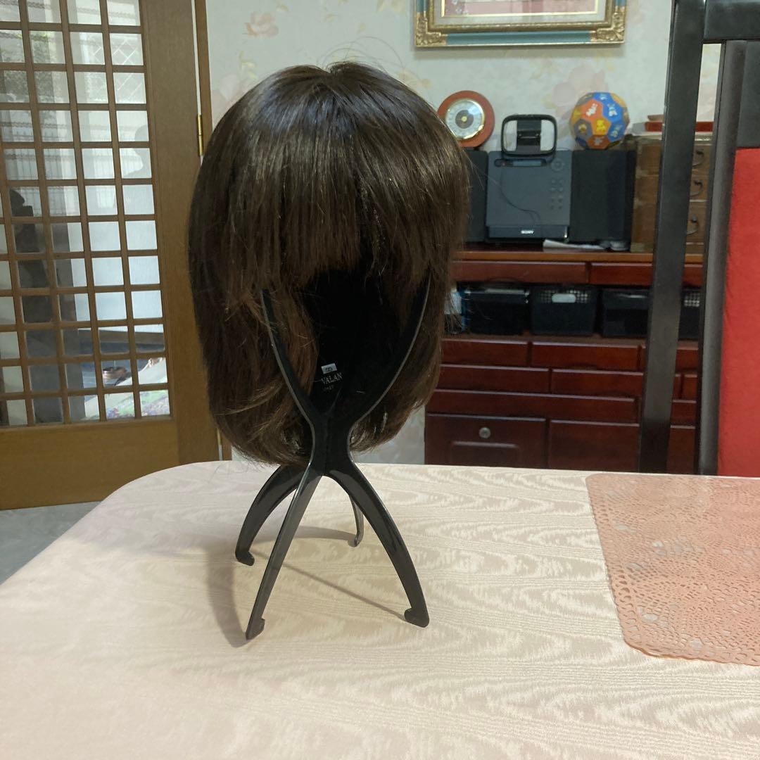 ダークブラウンショートウィッグ スワニーホォンティーヌVALAN