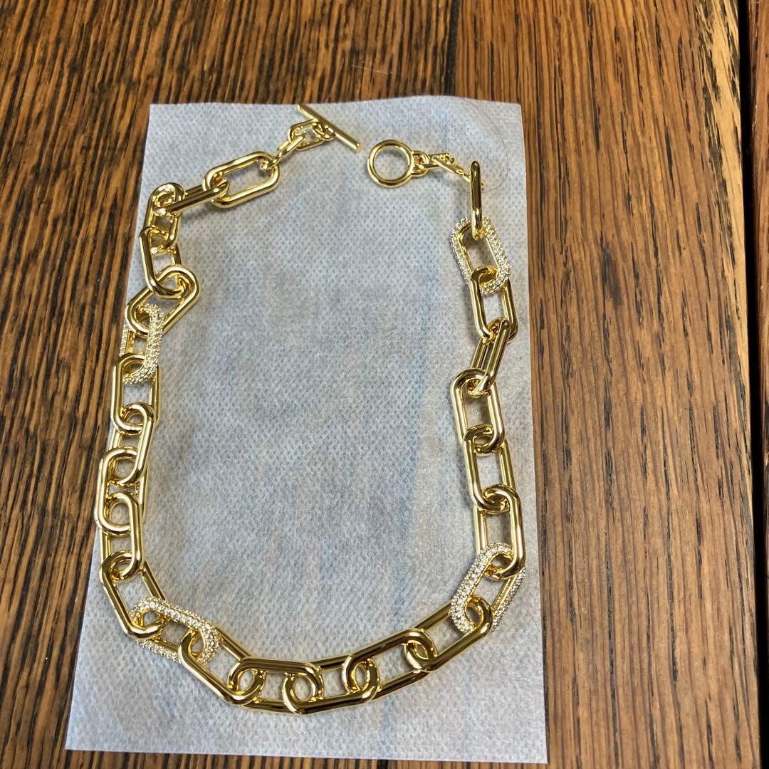 STELLAR HOLLYWOOD メタルシャイニーチェーンネックレス ゴールド