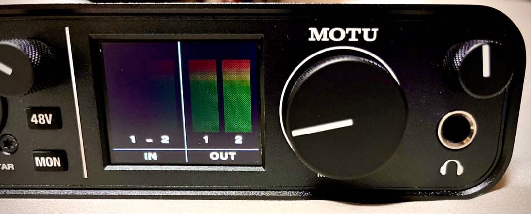 MOTU M2 オーディオインターフェース 動作確認済