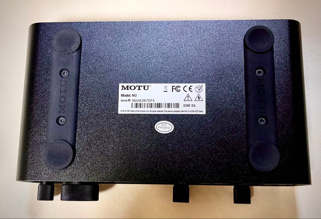 MOTU M2 オーディオインターフェース 動作確認済