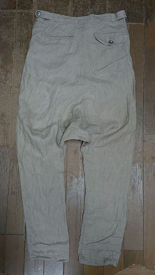 KAPITALキャピタル日本製初期廃盤リネンサルエルパンツsize1/Sベージュ