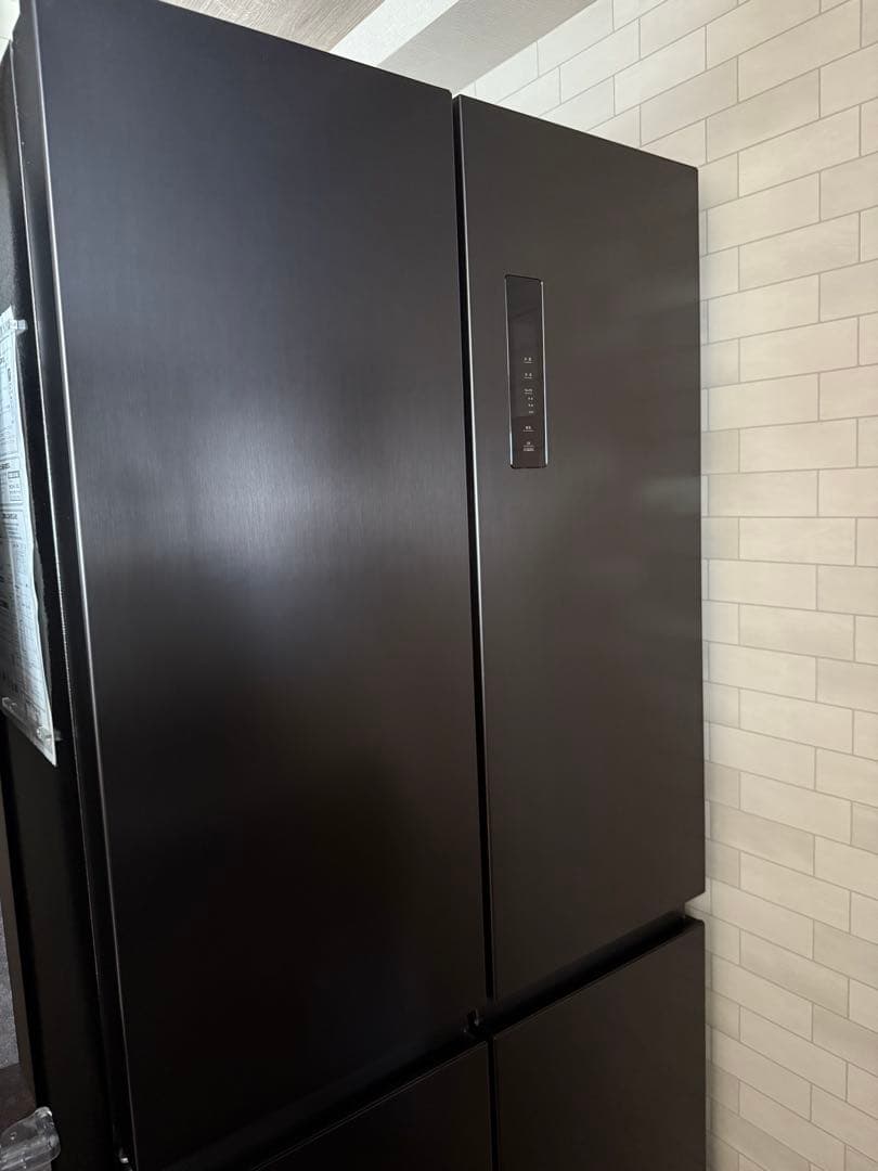 MAXZEN 415L 冷蔵庫 JR415ML01GM ガンメタリック