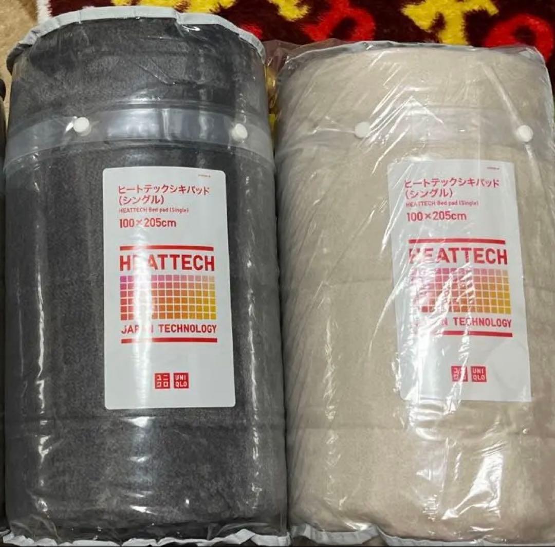 UNIQLO HEATTECH 敷きパッド シングル 100×205cm 2枚