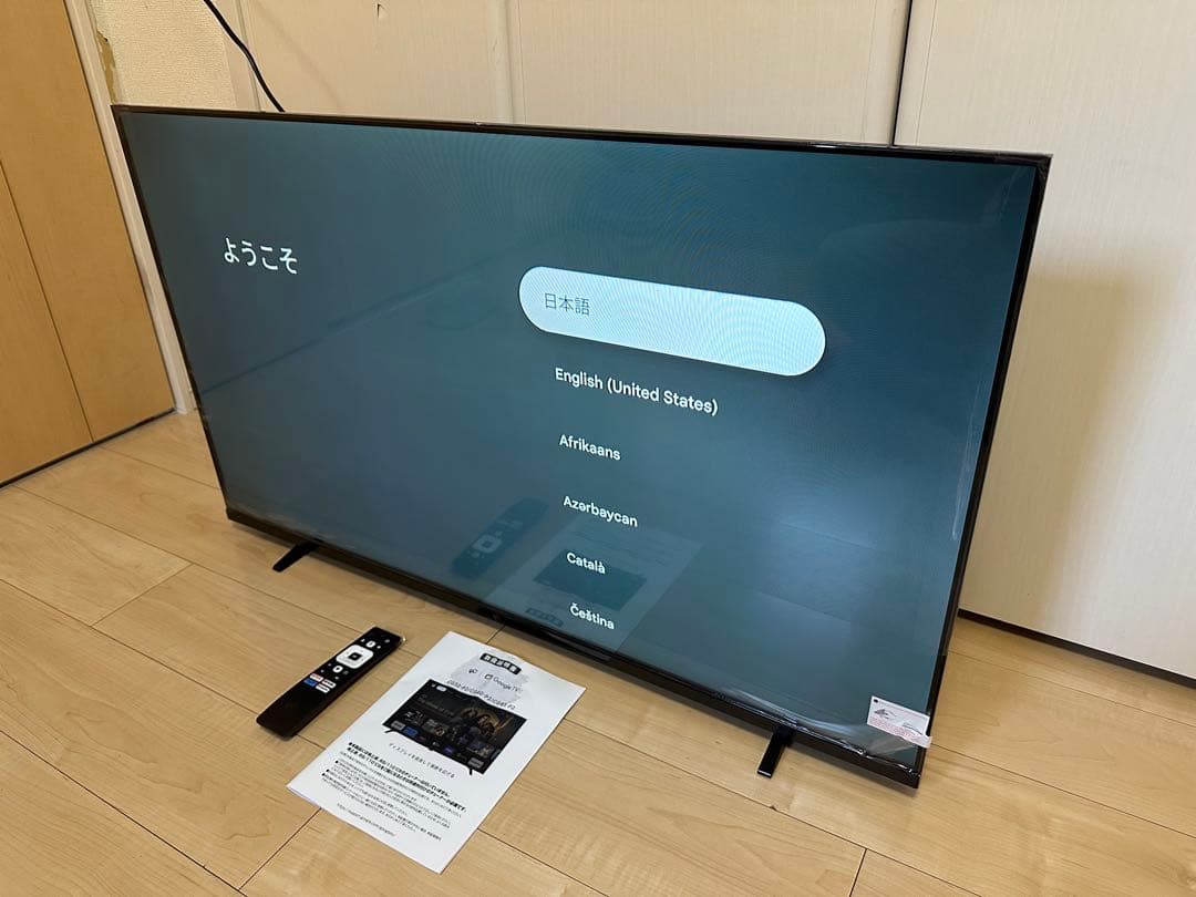 未使用品　2025年製　Google TV ストリーミングデバイス　43インチ