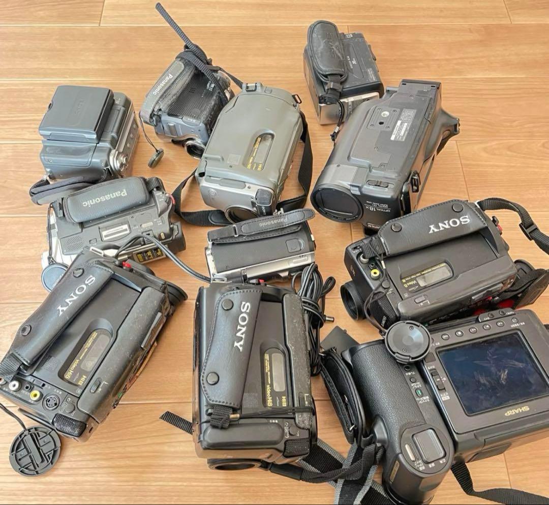 ビテオカメラ　11個まとめ売り