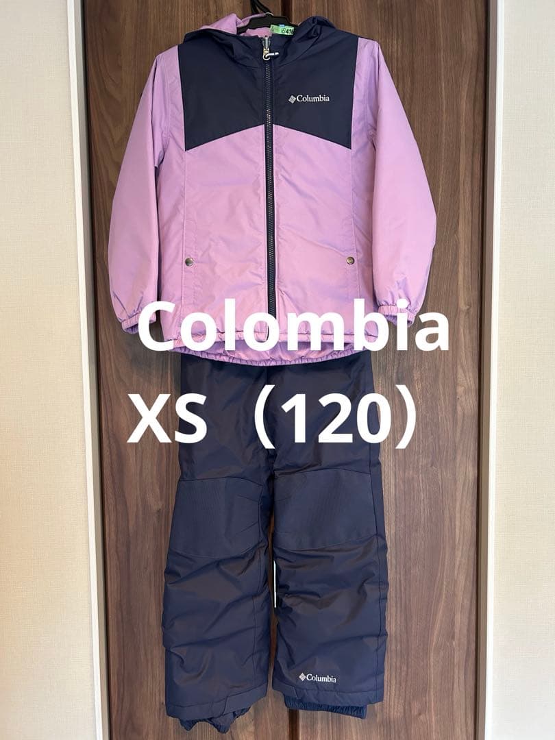 【防水加工済み】美品　Columbia スキーウェア　XS（120）