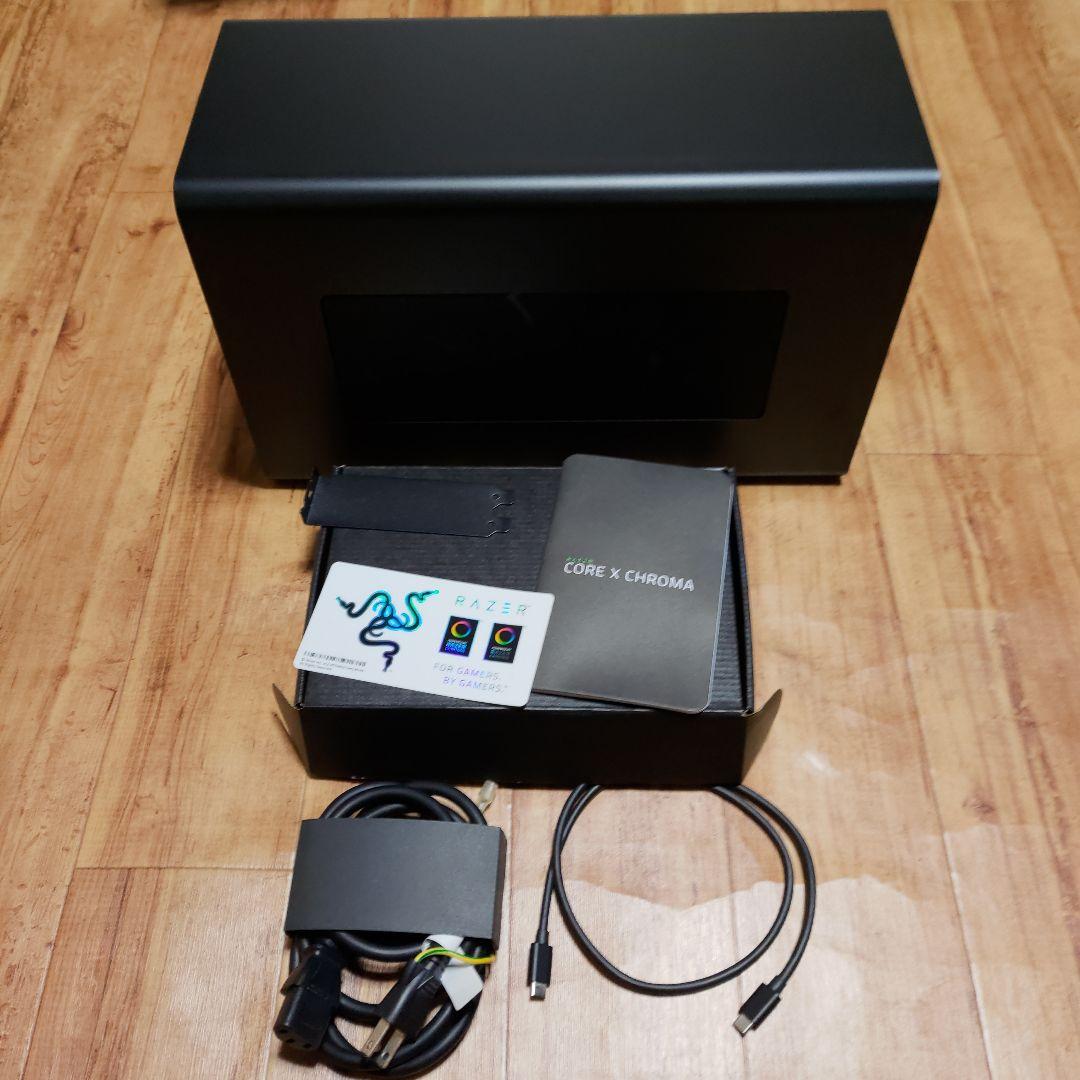 Razer Core X ChromaRTX3060tiシングルファン egpu