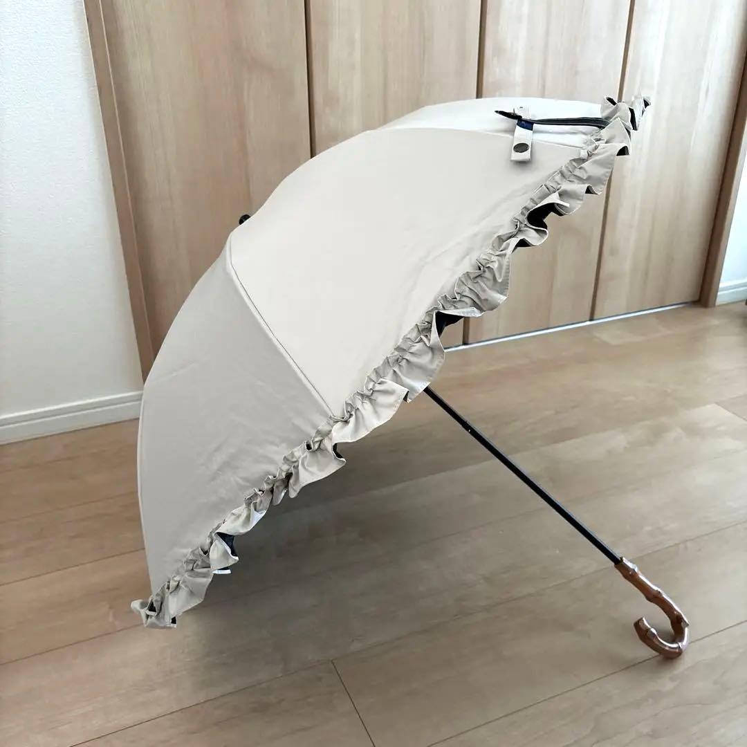 週末SALE✨【芦屋ロサブラン】日傘 完全遮光 100％ 折りたたみ 2段