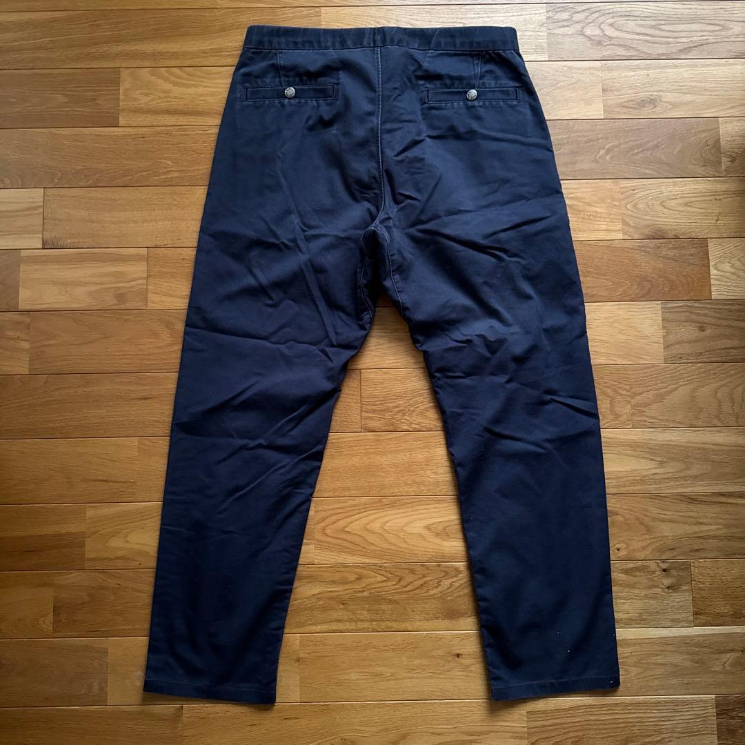 レアカラー★ノースフェイスパープルレーベル ツイルテーパードパンツ32ネイビー