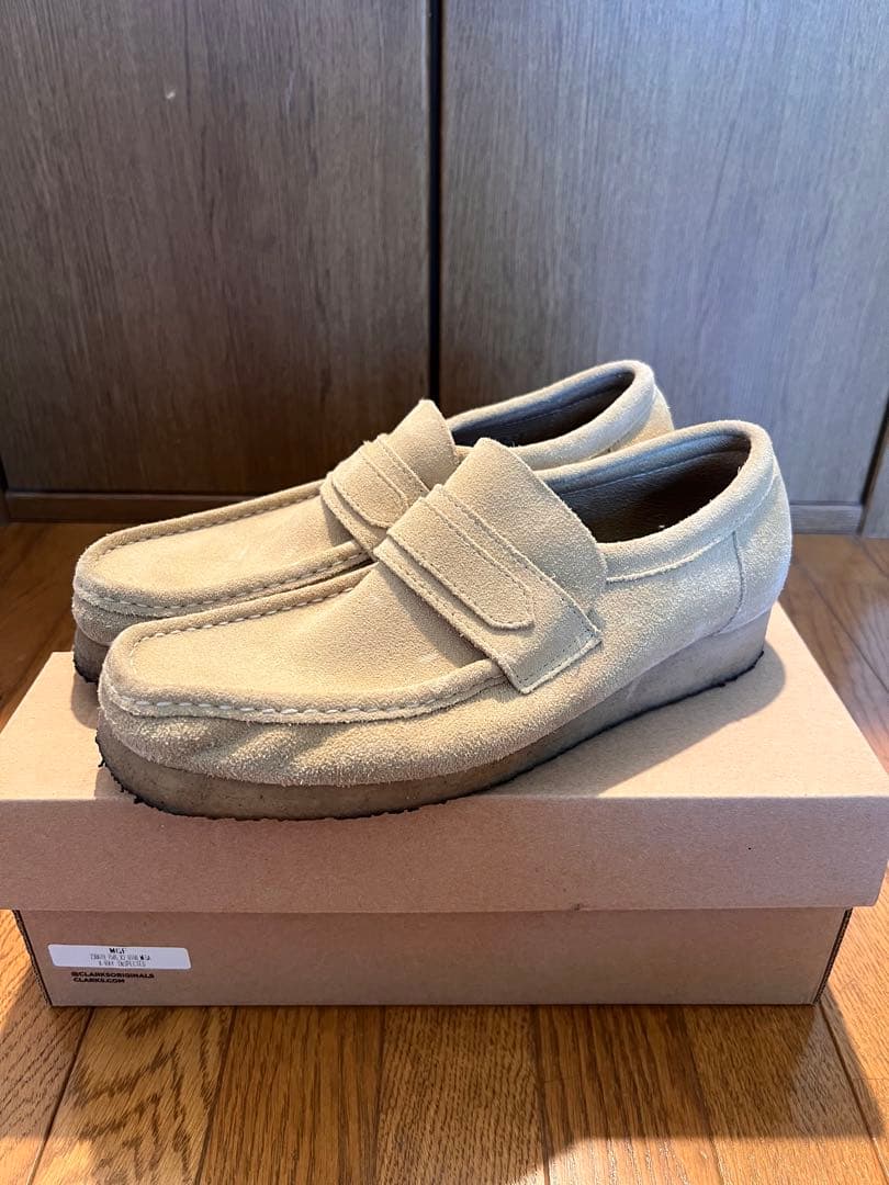 Clarks Wallabee Loafer 26cm メープル