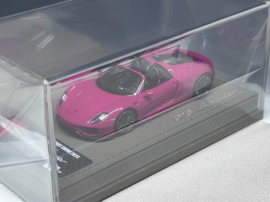 アイドロン 1/43 ポルシェ 918 スパイダー 2011 ピンク