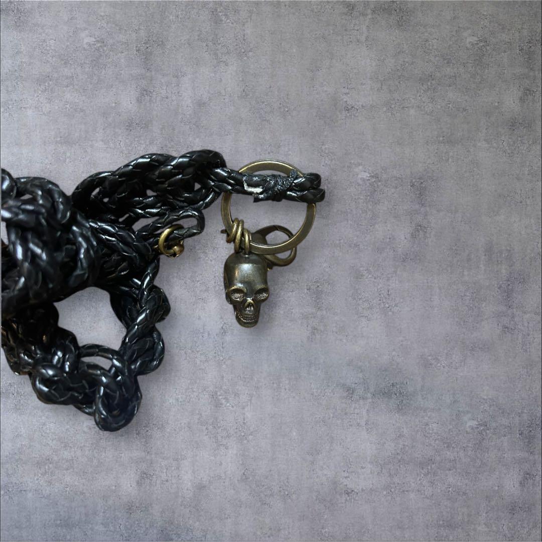 alexander mcqueen スカル　ウォレットチェーン