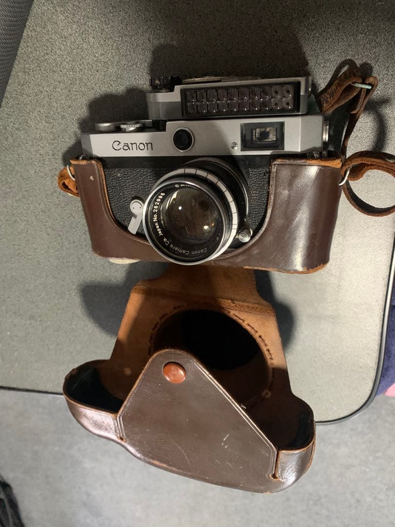 Canon フィルムカメラ レザーケース付き
