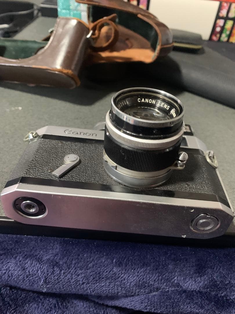 Canon フィルムカメラ レザーケース付き