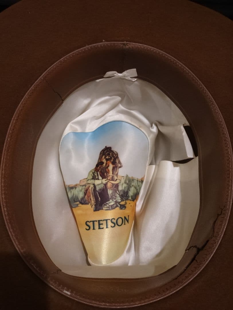 s*a様 ヴィンテージ　ステットソン4Xビーバーハット　ウエスタンハットJBSピ