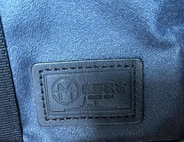 美品 森野帆布 KAWANISHI ボストンバッグ SF-0551 A4 紺色